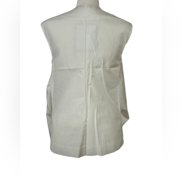 DIANE VON FURSTENBERG
WAIST-TIE TOP WHITE SIZE EXTRA SMALL SLEEVELESS BL… - Picture 4 of 12